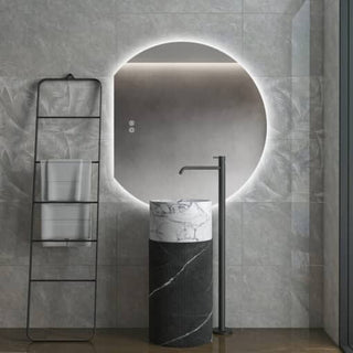 90x100cm Moon Wall Frameless LED Mirror