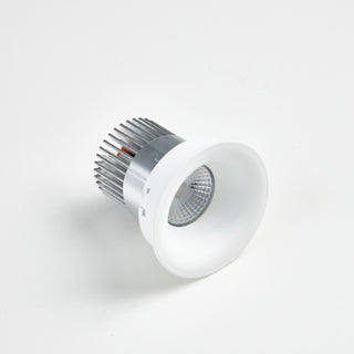 B135 Ø85mm Semi Recessed IP55 Fixed Curved Trim LED Downlight