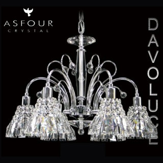 031-(B)-20"-6L-1143-CH. Vencha ASFOUR crystal chandelier | Davoluce Lighting