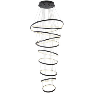 Vencha Crown II 10 Ring Pendant from Davoluce Lighting