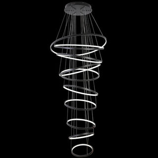Vencha Crown II 10 Ring Pendant from Davoluce Lighting