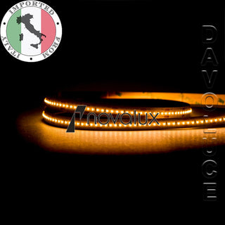 Novalux Strip LED IP20 24V 19.2W/m 240 LED/meter. High density led strip lights, best led strip lights Australia, dot free led strip lights Melbourne. Australia wide delivery by Davoluce Lighting