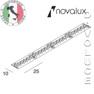 Novalux Strip LED IP20 24V 8.8W/m 240 LED/meter. High density led strip lights, best led strip lights Australia, dot free led strip lights Melbourne. Australia wide delivery by Davoluce Lighting