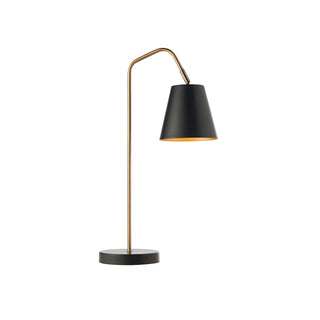 1207 Soma Dark Gold & Black Desk Lamp