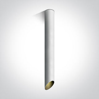 Long Tube GU10 Downlight White/Black