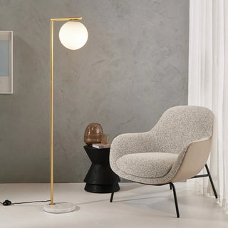 1277 Remi  Antique Brass Floor Lamp