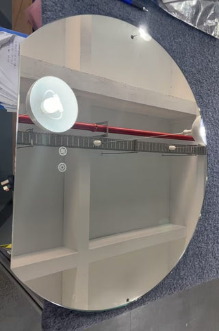 90x100cm Moon Wall Frameless LED Mirror