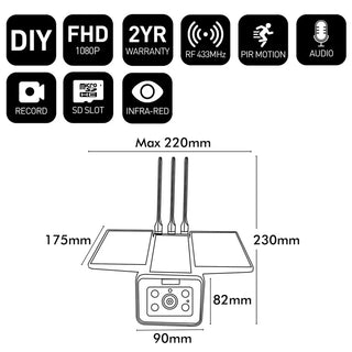 Smart Wi-Fi Solar Camera