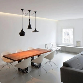 CLA | CAVIAR Angled Bell Pendant | Davoluce Lighting replica beat pendant. Mexican style pendants