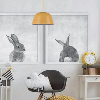 CLA PASTEL: Scandinavian Style Angled Dome Shape Pendant Lights