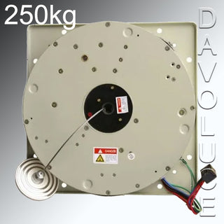 Chandelier hoist for up to 250kg weight. Chandelier winch. Davoluce