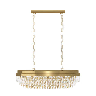 Eglo - 39462- Valparaiso 10 Light Crystal Chandelier Light Gold. Davoluce