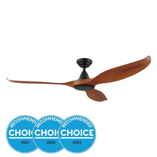 Eglo 204228 NOOSA 60" DC ceiling fan Black/Teak