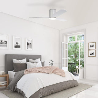 Eglo ILUKA 52 DC hugger ceiling fans with LED light