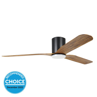 ILUKA 60" DC Hugger Ceiling Fans With LED Light