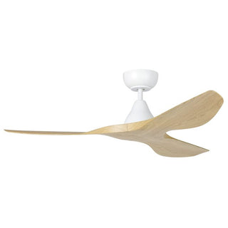 Eglo 20549616 SURF 48 DC ceiling fan White/Bamboo Finish