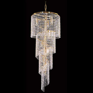 Asfour Crystal Spiral Chandelier (Ø40cm x 112cm)