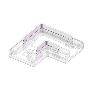 8mm L-Shape LED Strip to Strip Connector - 5 Pack