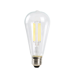 8W Clear ST64 LED Globe – Dimmable (E27)