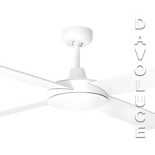 19571/05 TEMPEST DC 52″ White Ceiling Fan - Brilliant Lighting, Modern Ceiling Fans, Ceiling fans with lights. Melbourne, Sydney, Brisbane. www.davolucelighting.com.au