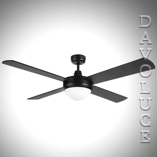 99988/06 BLACK TEMPEST II Ceiling Fan With Light From Brilliant Lighting - Davoluce lighting