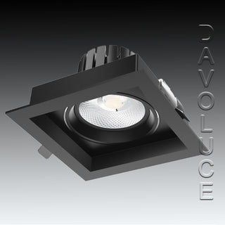 Indirect (Lightel) B511/28W Single Square 28W LED Adjustable Commercial DL from Davoluce Lighting