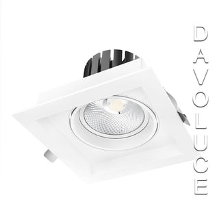 Indirect (Lightel) B511/28W Single Square 28W LED Adjustable Commercial DL from Davoluce Lighting