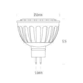 3W 12-24V AC/DC MR16 LED Globe