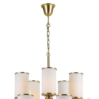 AHERN 15 LIGHTS PENDANT SOLID BRASS