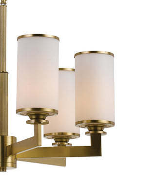 AHERN 6 LIGHTS PENDANT SOLID BRASS