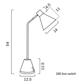 Ambia Table Lamp USB - 2 Colours