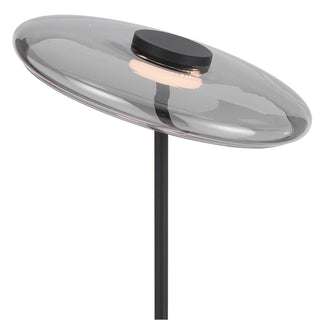 Amity 142cm LED Floor Lamp – Contemporary Adjustable Glass Design