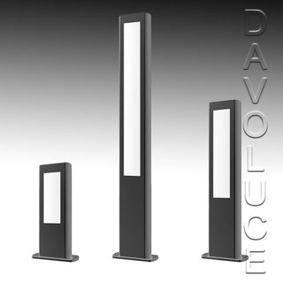 CLA ALUM4 - LED Exterior 800mm Bollard Light from Davoluce. Exterior bollard lights Perth, bollard lights commercial Brisbane, commercial outdoor bollard lighting Sydney, led bollard garden lights Australia