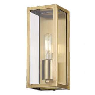 Telbix ARZANO Small Wall Light - Antique Brass ARZANO WB25-AB Davoluce lighting has huge selection of solid brass wall lights, Antique Brass exterior Wall Light, Outdoor Brass Light Australia, Designer Outdoor Wall lights. Australia wide delivery