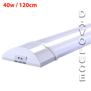 Vencha Lighting 5520116 Acura 40w White Slimline Diffused LED Batten from Davoluce Lighting Studio