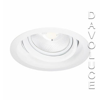 Indirect B502 Ø17mm Adjustable Commercial 20w/28w/33w LED Downlight from Davoluce Lighting