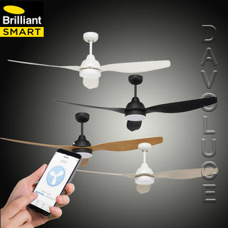 Buy ONLINE Brilliant Lighting 20918 SMART WiFI FAN With LED Light from Davoluce Lighting. 