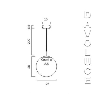 BALLY PE 10-BKOM - Telbix Bally 10 Pendant From Davoluce Lighting