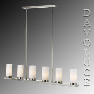 BARLOW 6 PENDANT NICKEL - Modern Pendant from Davoluce Lighting. new designs from Davoluce Lighting Australia.  Delivery Australia wide: Melbourne, Sydney, Brisbane, Perth