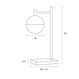 Telbix Basilo Table lamp. Davoluce Lighting has a huge selection of Table lamps ideally suited for bedrooms, hotels Living rooms. Designer table lamps Australia, Bedside lamps Sydney. 