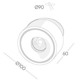 BCA150SR LED Semi Recessed Adjustable Downlight