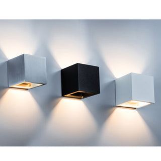 Unios Bianco Wall Light from Davoluce Lighting. Where can I buy unios lighting. We're Unios lighting distributors Australia. We have one of largest selection of Unios Lighting products on display in Melbourne. Square Up & Down outdoor wall lights.