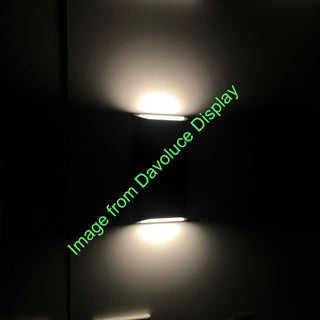 Telbix Bloc 8W 240V Tri Colour LED Up & Down Wall Light. Davoluce Lighting