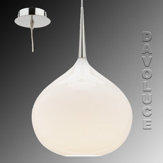 Cougar Lighting BOLLENE 1LT Large Pendant With Opal glass from Davoluce Lighting Studio