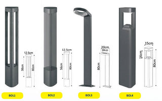 Exterior LED Garden Bollard (BOL1) from CLA Lighting, Davoluce Lighting