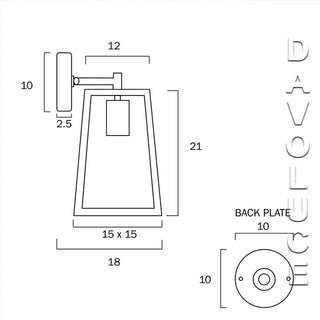 Telbix Cantena 15 wall light is available from Davoluce Lighting from $160.00. We have wide range of traditional Exterior wall lights on display at or New Elsternwick Showroom. Australia wide delivery from $10.00 