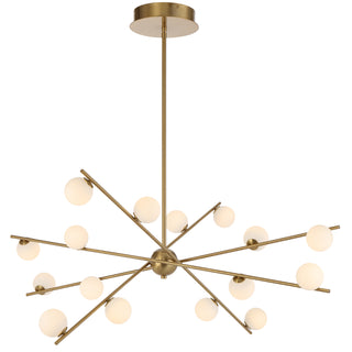 CAPTIVA 16 LIGHT PENDANT - ANTIQUE GOLD