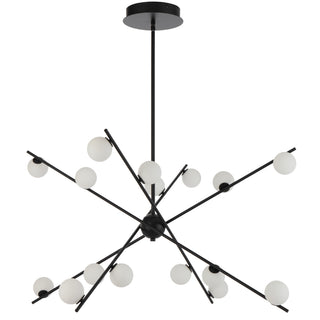 CAPTIVA 16 LIGHT PENDANT - BLACK