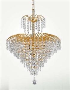 Cascade 5 Light Crystal Chandelier (Cascade 43 Pendant), Davoluce Lighting, Telbix Australia