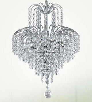 Cascade 8 Light Crystal Chandelier (Cascade 53 Pendant), Davoluce Lighting, Telbix Australia